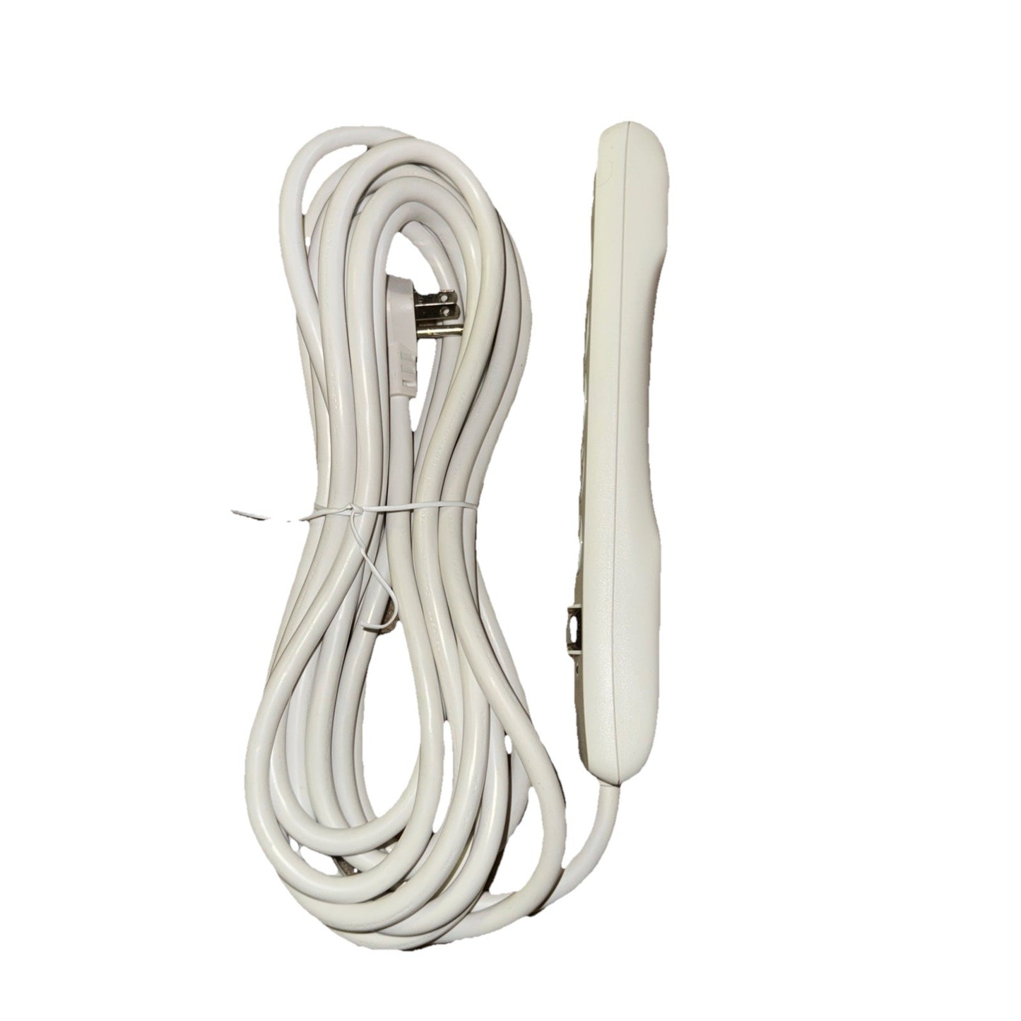 Ge 6-Outlet Surge Protector, 20 Ft Extension Cord, Power Strip, 800 Joules, Flat