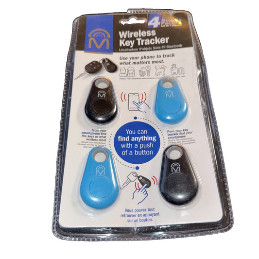Wireless Key/Pets/Phone Tracker 4 pack