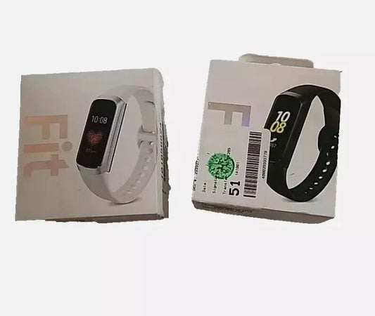 2 Samsung Gear Fit Smartwatches - For Parts or Repair - Cheap Deal! – a box with a watch and a box with a watch