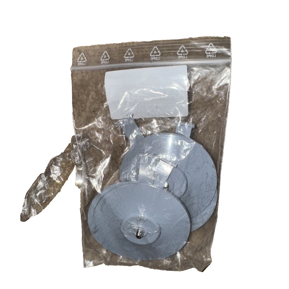 BELLAVITA SUCTION CUP SET,SCREW IN,4/BX by Drive/DeVilbiss Healthcare, Inc – a blue plastic trash bag with a plastic handle