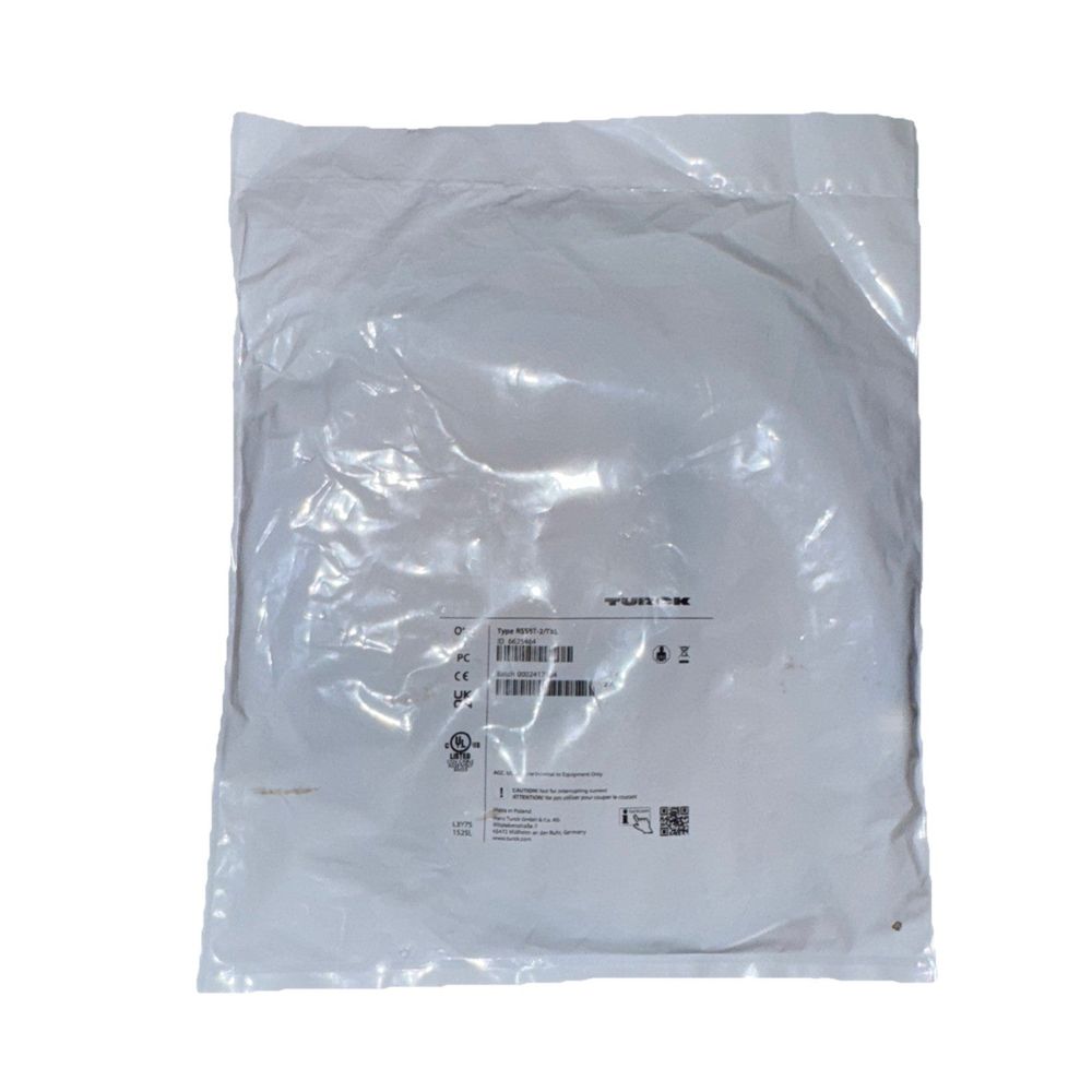 RSS8T-2/TXL QD Cable/Cord Set by TURCK, DaveyDooDeals – a white plastic bag with a white plastic bag on the side