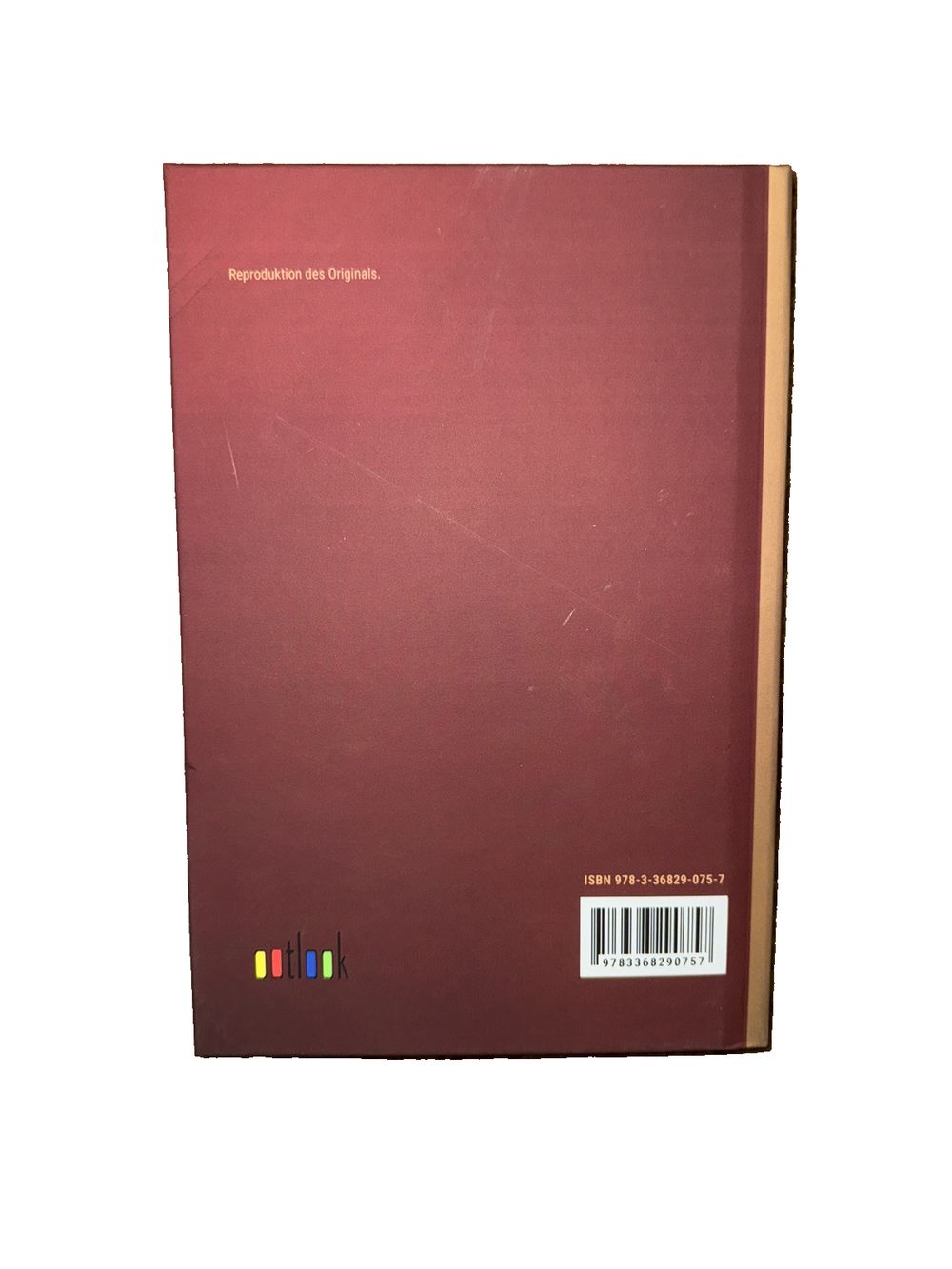 Die Frau Professorin: in Grodruckschrift, DaveyDooDeals – a red hardcover book with a white background