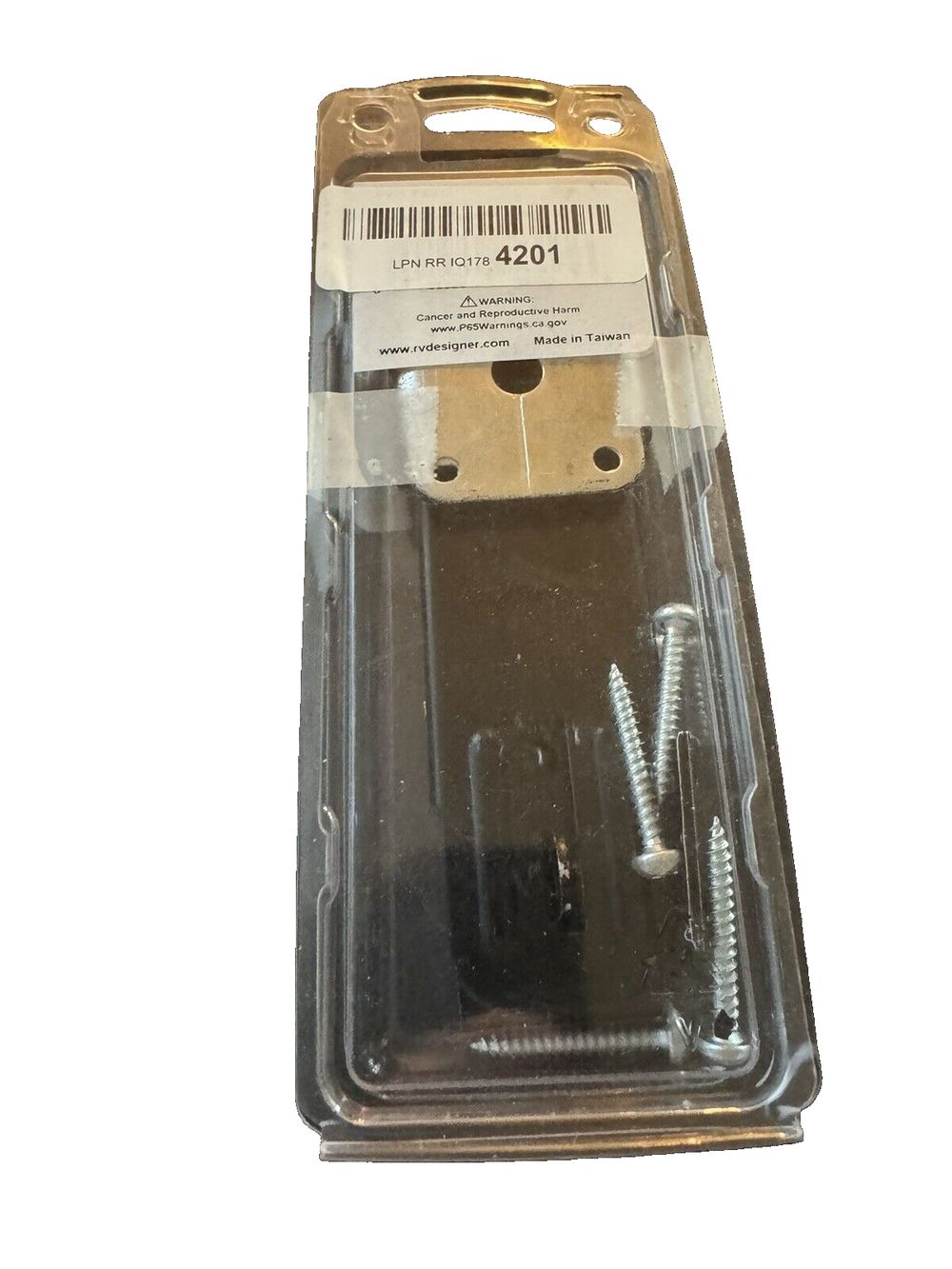 RV Designer E313, Camper Latch, Folding, Chrome, Exterior Hardware, DaveyDooDeals – a screw screw with a metal head and a metal head