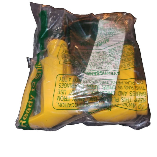 Camco Heavy-Duty Electrical Dogbone Adapter, 50 Amp Male to 30 Amp Female, 18 In – a bag of yellow and green colored plastic bags