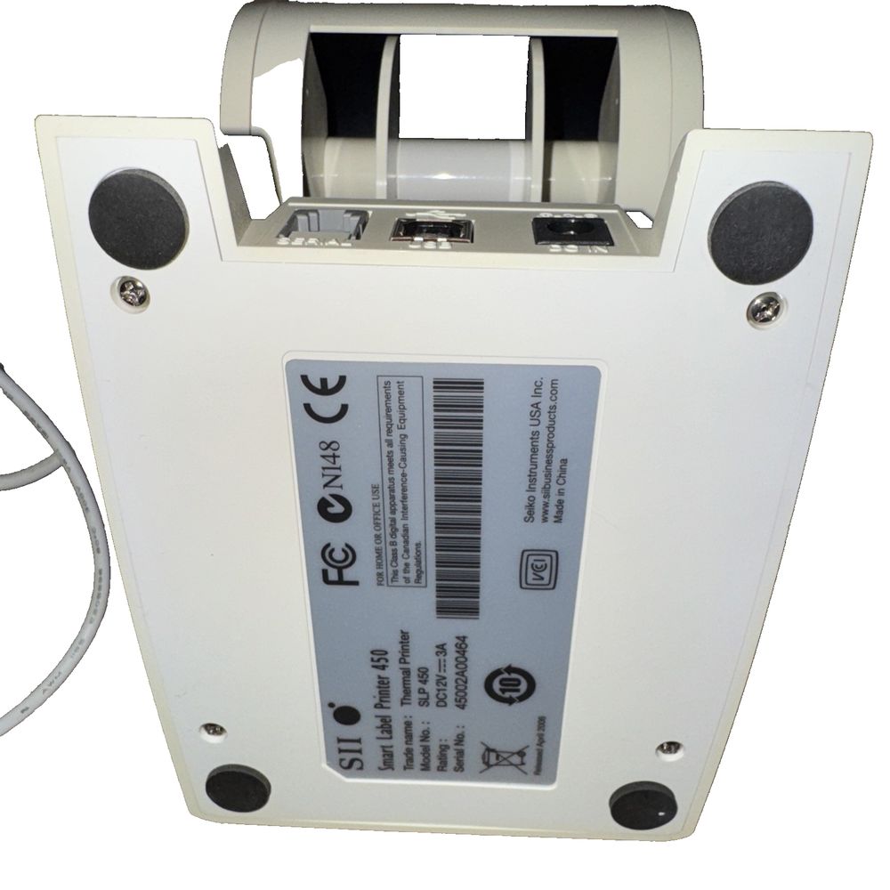 SLP 450 Thermal Printer Seiko Instruments – a white box with a white label on it