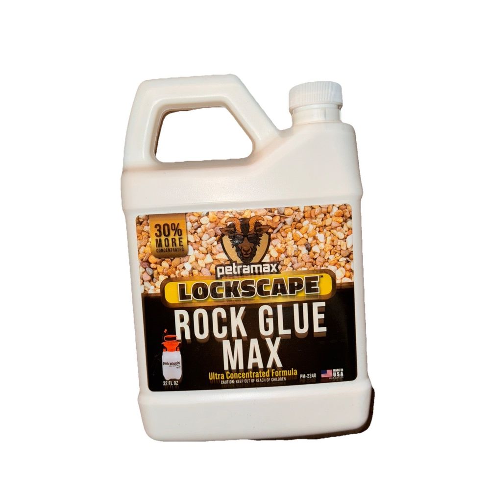 PetraMax LockScape Rock Glue Max 32Fl OZ, DaveyDooDeals – a gallon of rockle max