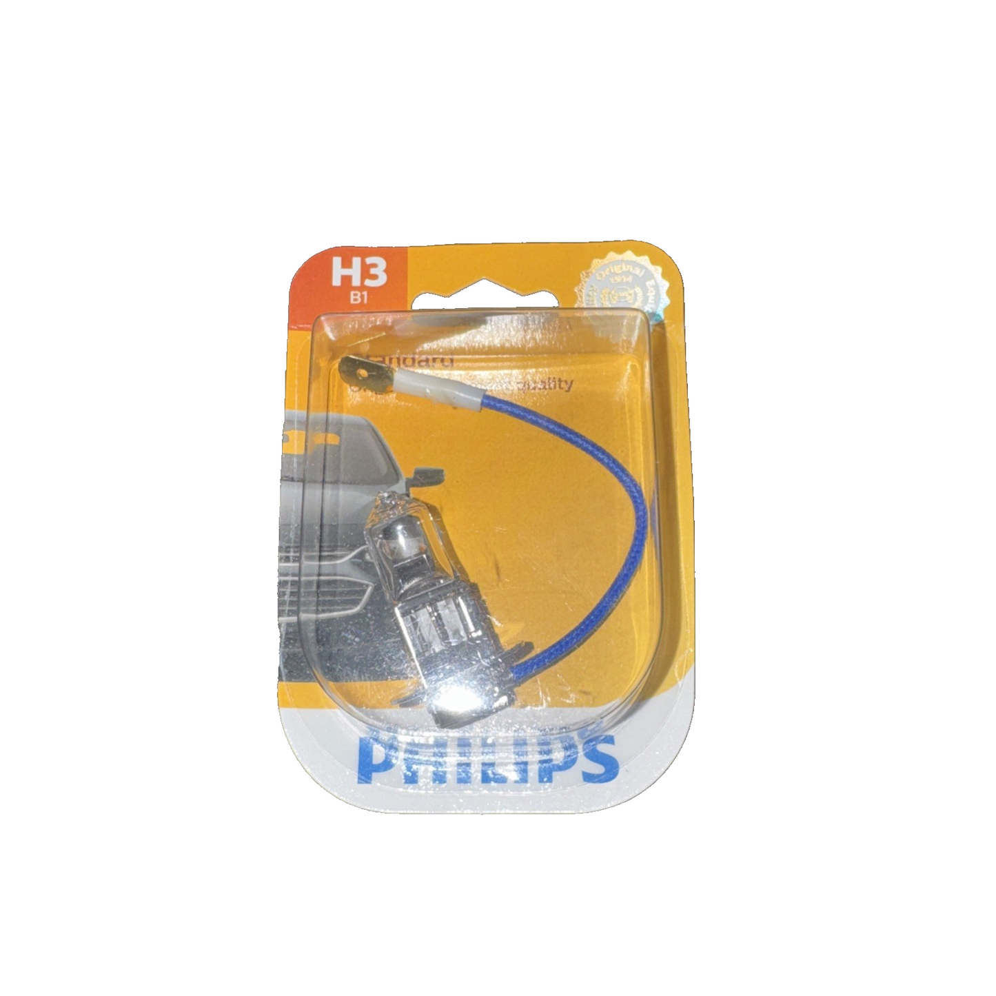 Philips 12336B1 H3 Standard Halogen Replacement Headlight Bulb