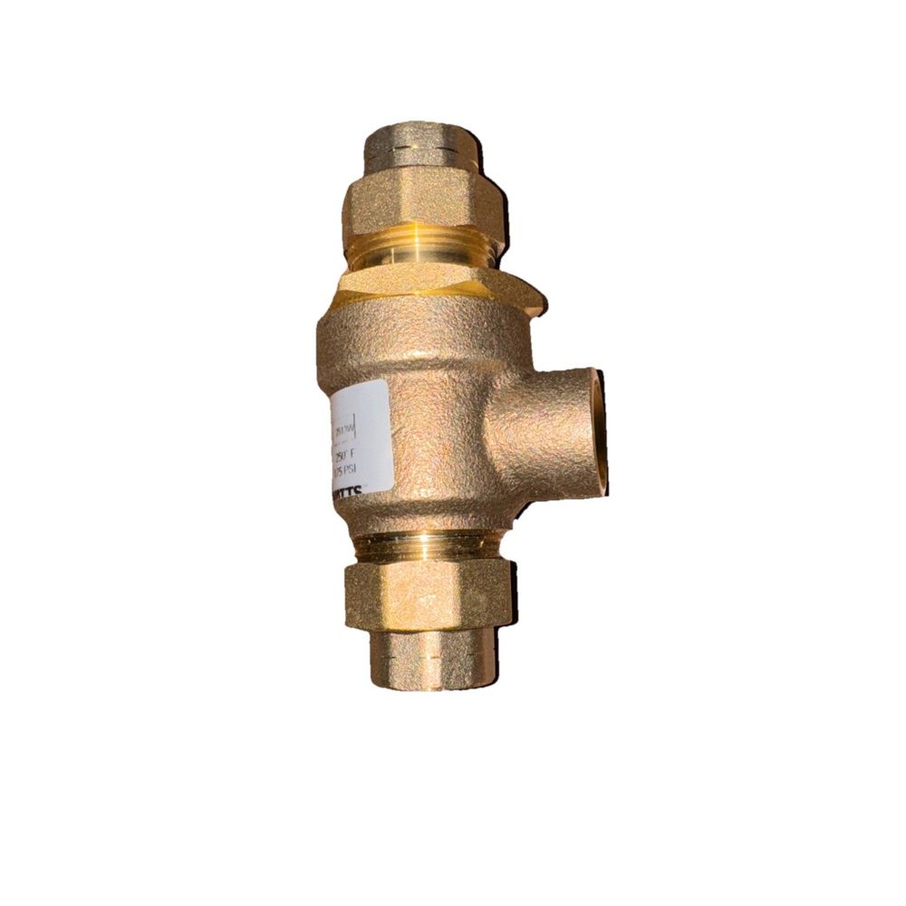 Watts 1/2 In 9DM3 CAN 1/2 Dual Check Valve With Vent (No Box) – a brass brass ball valve