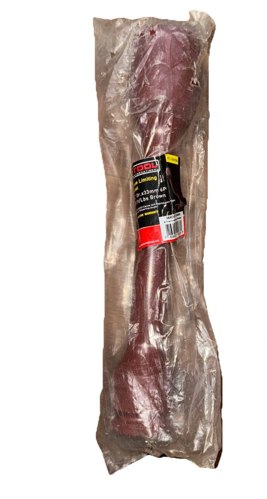 K TOOL Soc 33Mm 3/4 Dr Trq Hex 475 Ft/Lb Brown, K-Tool – a bag of meat on a white background