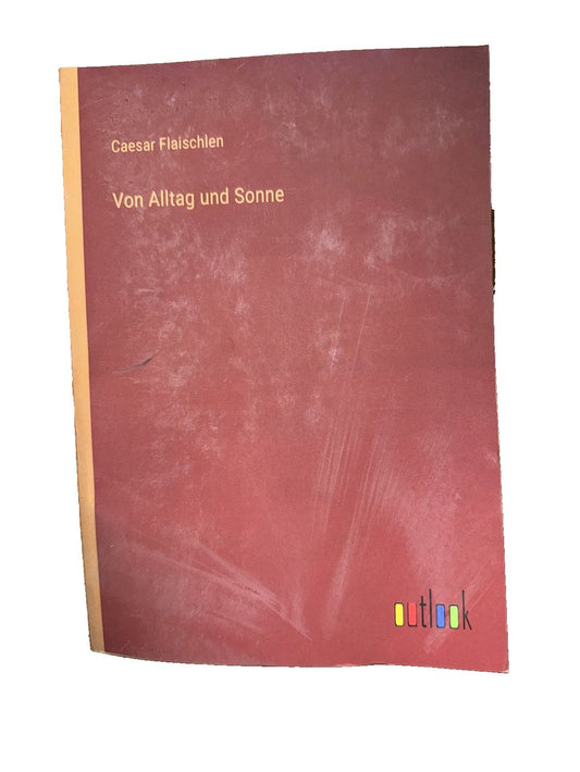 Von Alltag und Sonne, DaveyDooDeals – a red book with the title ' votig sone '