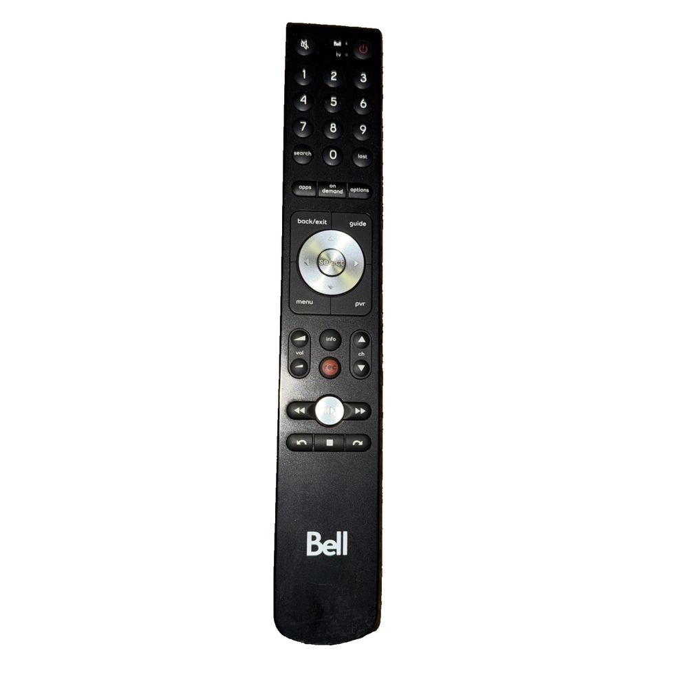 Bell Fibe Slim Infrared Remote Control – a remote control with a remote control button