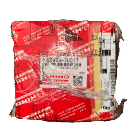 HINO SZ366-70017 BEARING, TAPERED ROLLER – a red and white bag with a white label on it