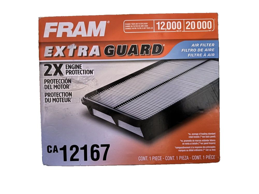 FRAM Extra Guard Rigid Panel Engine Air Filter Replacement, Easy Install CA12167 – fram extra air filter for ford