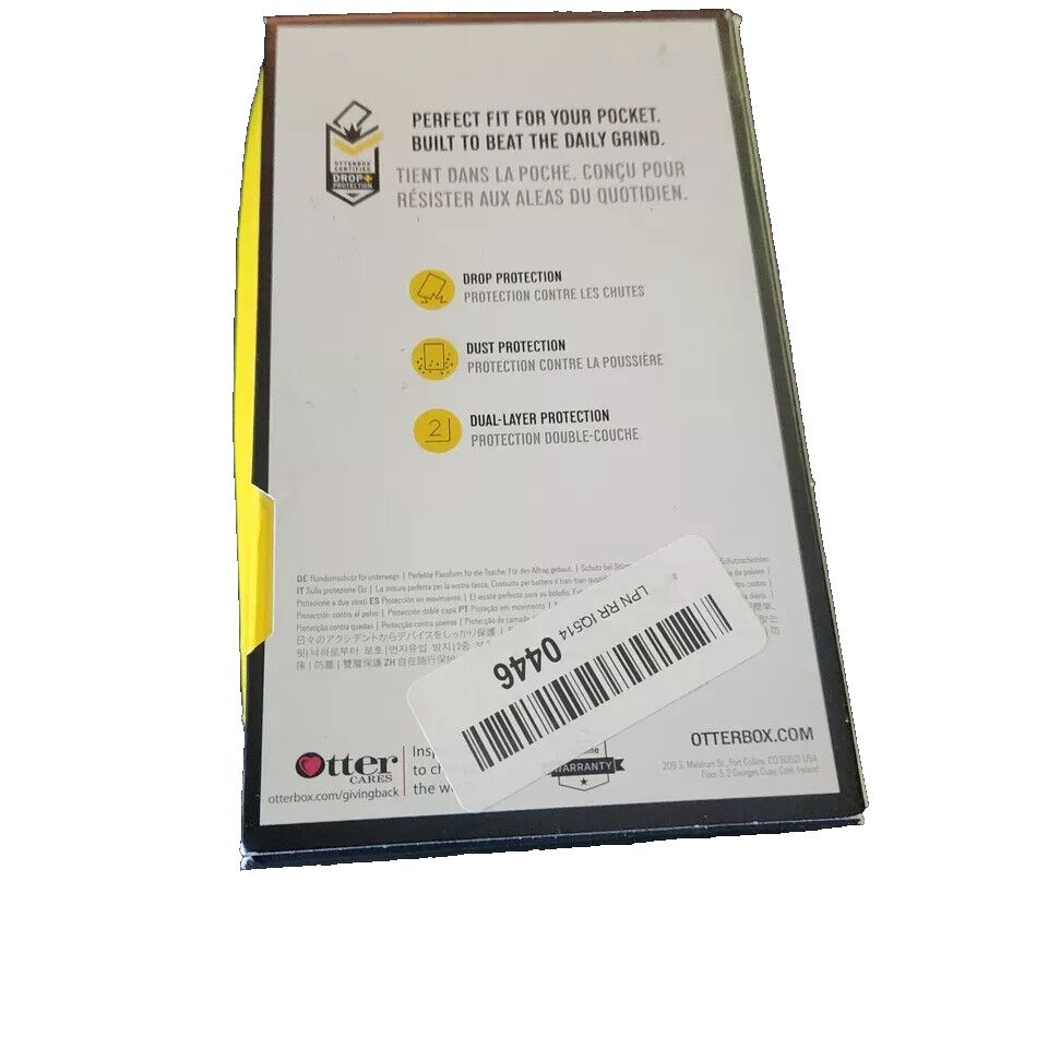 Otterbox Commuter Series Case for Samsung Galaxy Note 10 - Black Protective – a yellow dvd case with a white label