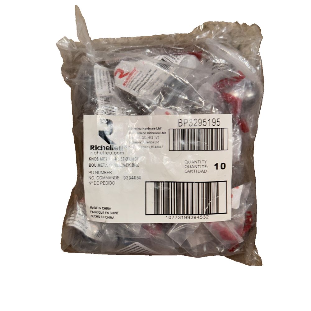 BP3295195 10 Pack Richelieu Modern Metal Knob, DaveyDooDeals – a bag of red and white candy candys