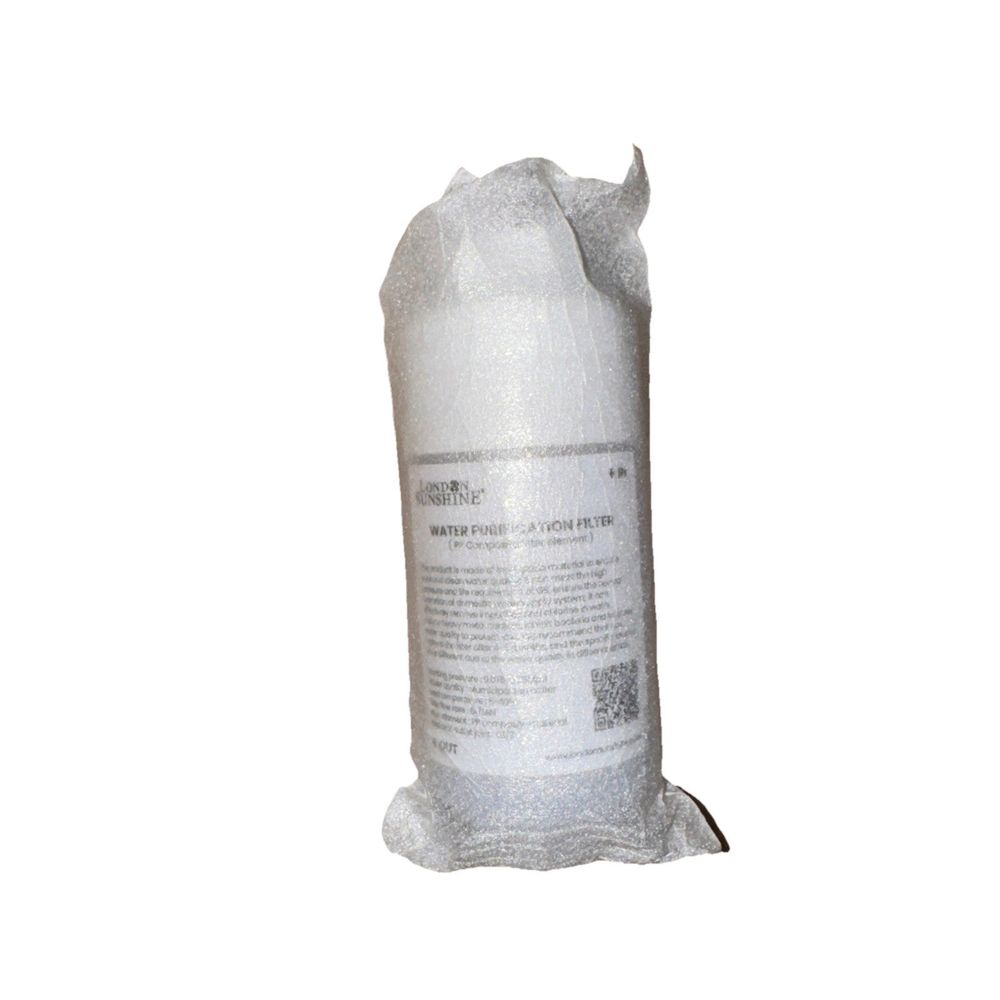 London Sunshine Water Purification Filter – a bag of white powder