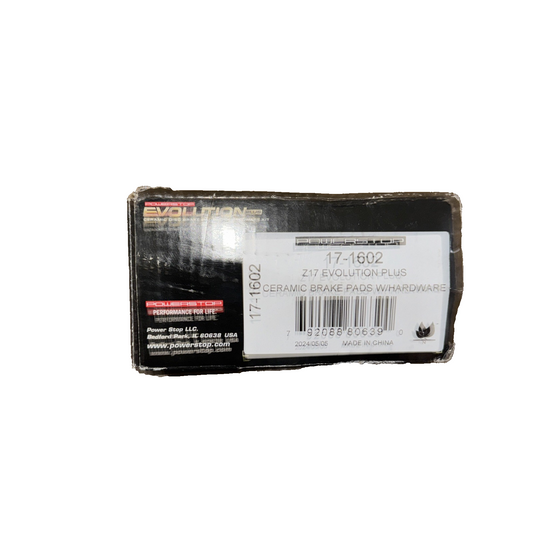 Power Stop 17-1602, Z17 Rear Ceramic Brake Pads with Hardware