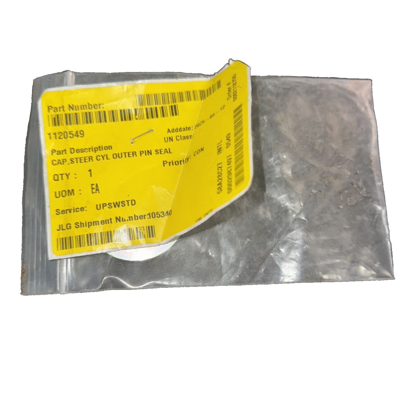 1120549 CAP,STEER CYL OUTER PIN SEAL