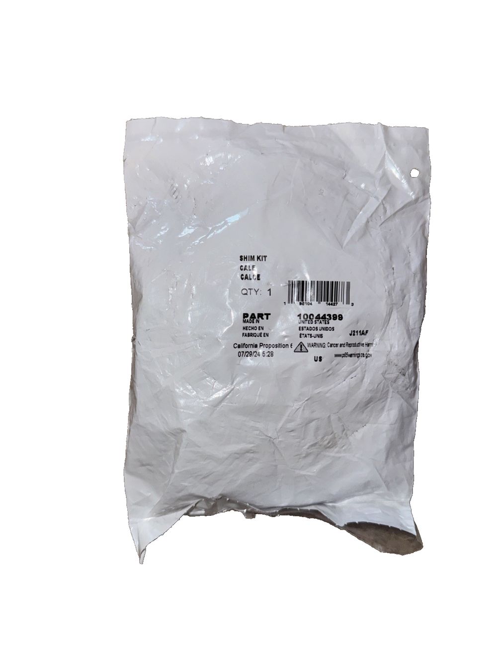 Spicer 10044399 Shim Kit – a bag of white plastic bags