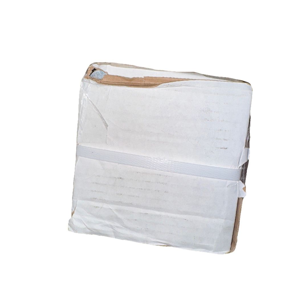 BC72-C-1 4-11/16IN SQUARE BLANK FLAT CVR 50 Pack, IBERVILLE – a white bag with a brown handle