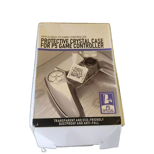 Protective Crystal Case for PS5 DualSense Controller – Transparent Hard Shell, Unbranded – a box of a game controller