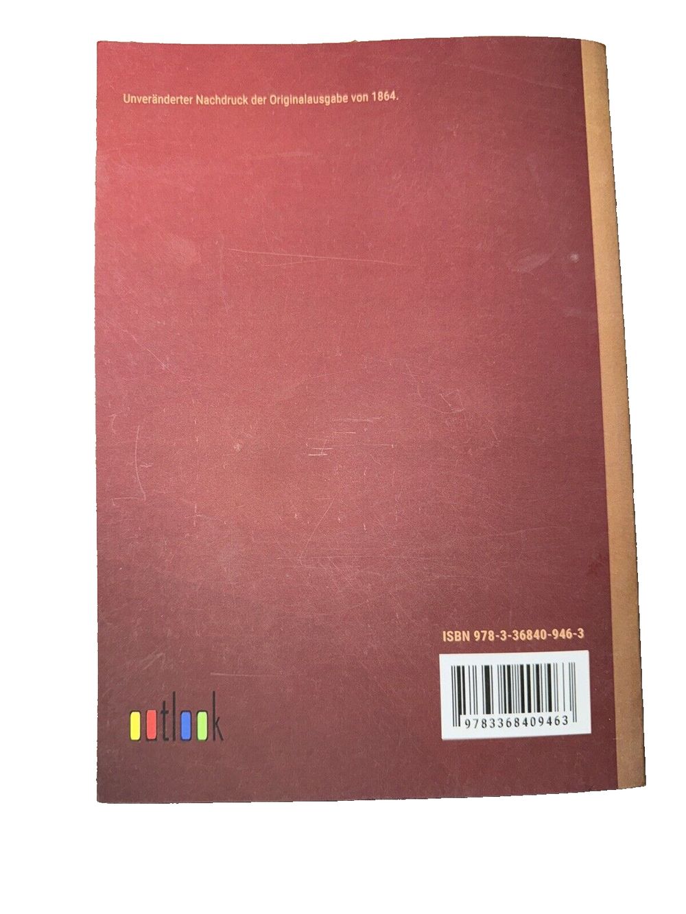 Die Lehre von der Kirche: Ein Wort an die Protestanten Deutschlands, DaveyDooDeals – a red book with a barcode on the cover