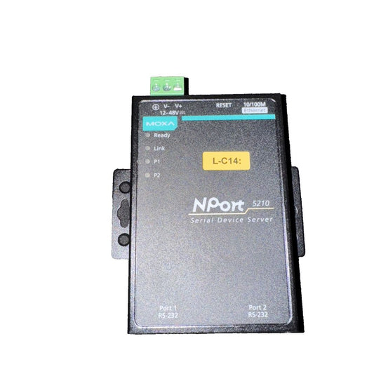 NPort 5210 Moxa – the nox switch box is shown with the nox switch box