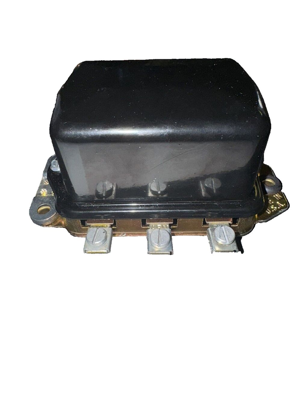 Standard Motor Products VR22 Voltage Regulator – a black plastic box with a latch