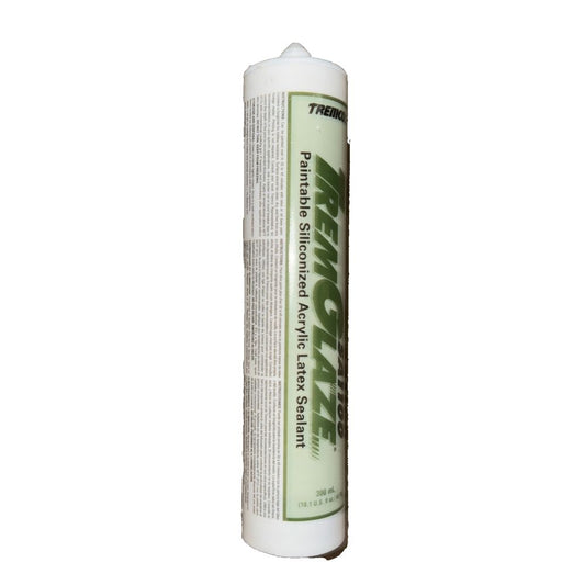 Trem Glaze Sa1100 Paintable Siliconized Acrylic Latex Sealent – a white tube of glue for a white tube