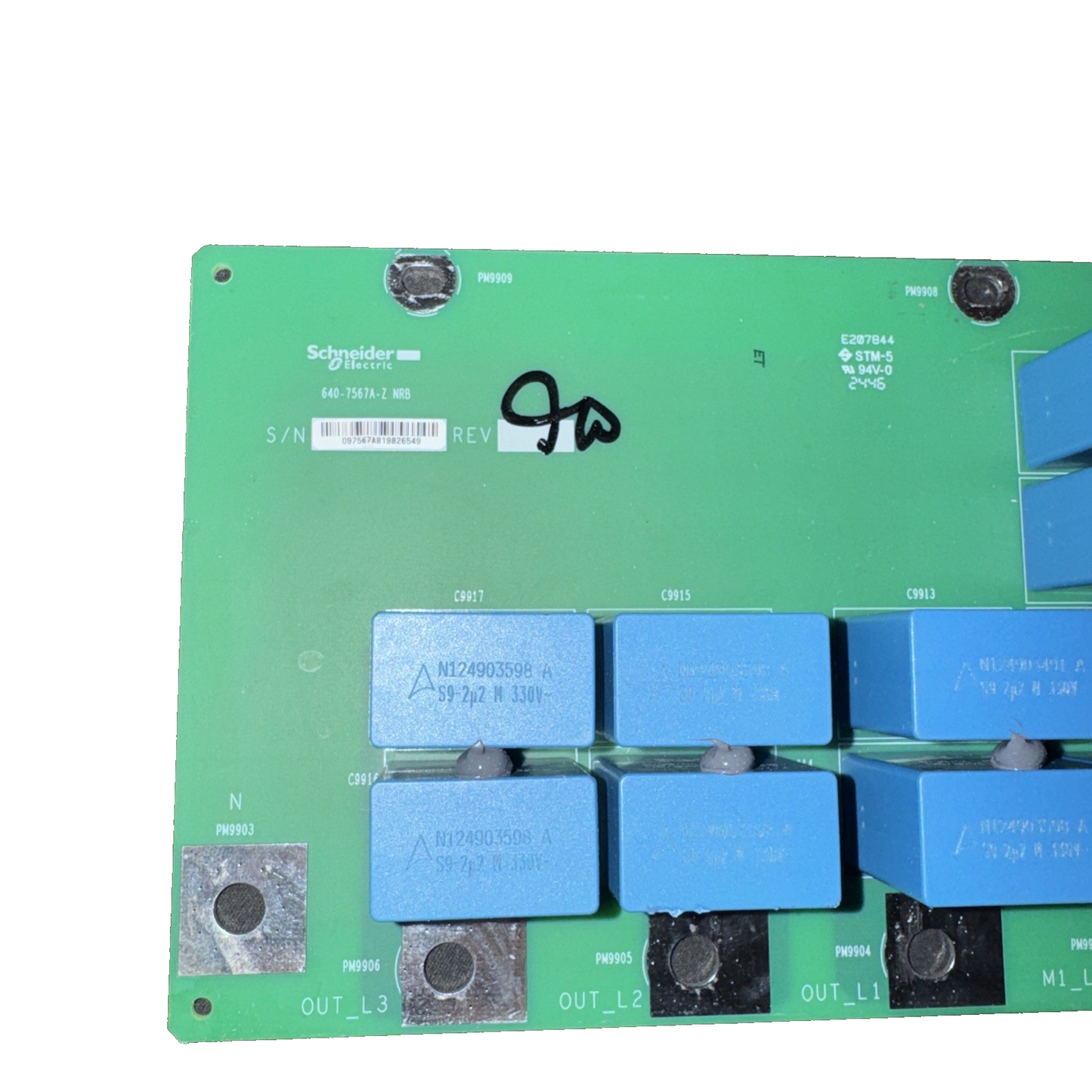 Schneider Electric 640-7567A-Z NRB PCB Board