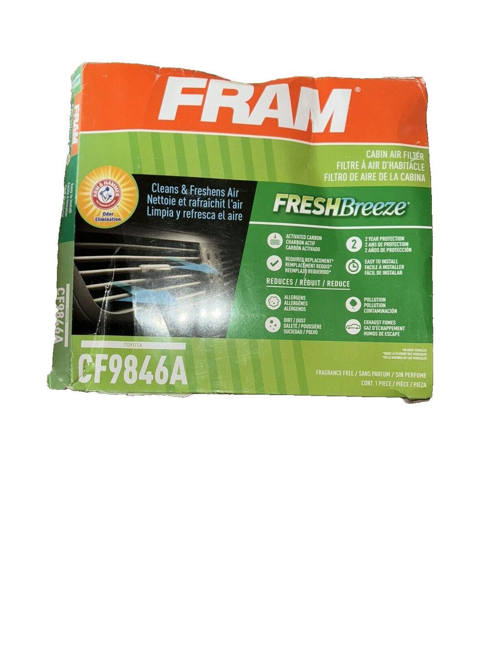 FRAM CF9846A Fresh Breeze Cabin Air Filter with Arm & Hammer Baking Soda – fr fr fr fr fr fr fr fr fr fr fr fr fr fr fr fr fr fr fr
