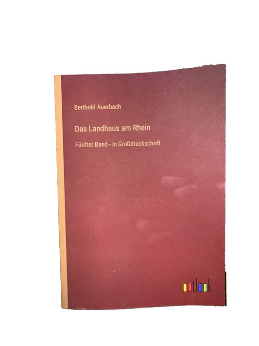 Das Landhaus am Rhein: Fnfter Band - in Grodruckschrift, DaveyDooDeals – the cover of the book, ' dasthus arn '
