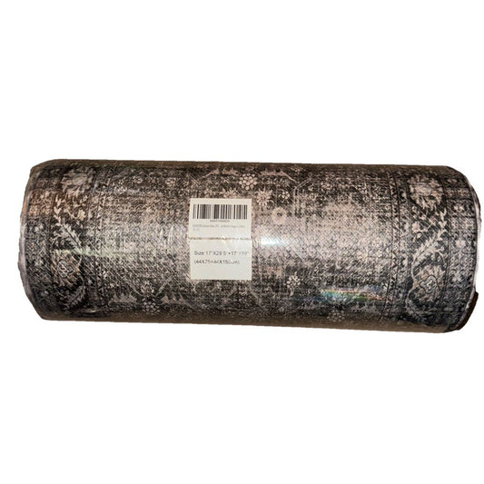 Kimode Anti Fatigue Kitechen Mat 2PCS 17" x 29.5" + 17"x59" – a roll of black and white fabric