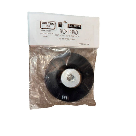 4-1/2" x 5/8"-11 Rubber Backing Pad for Resin Fiber Disc, Koltec USA – koba black tape