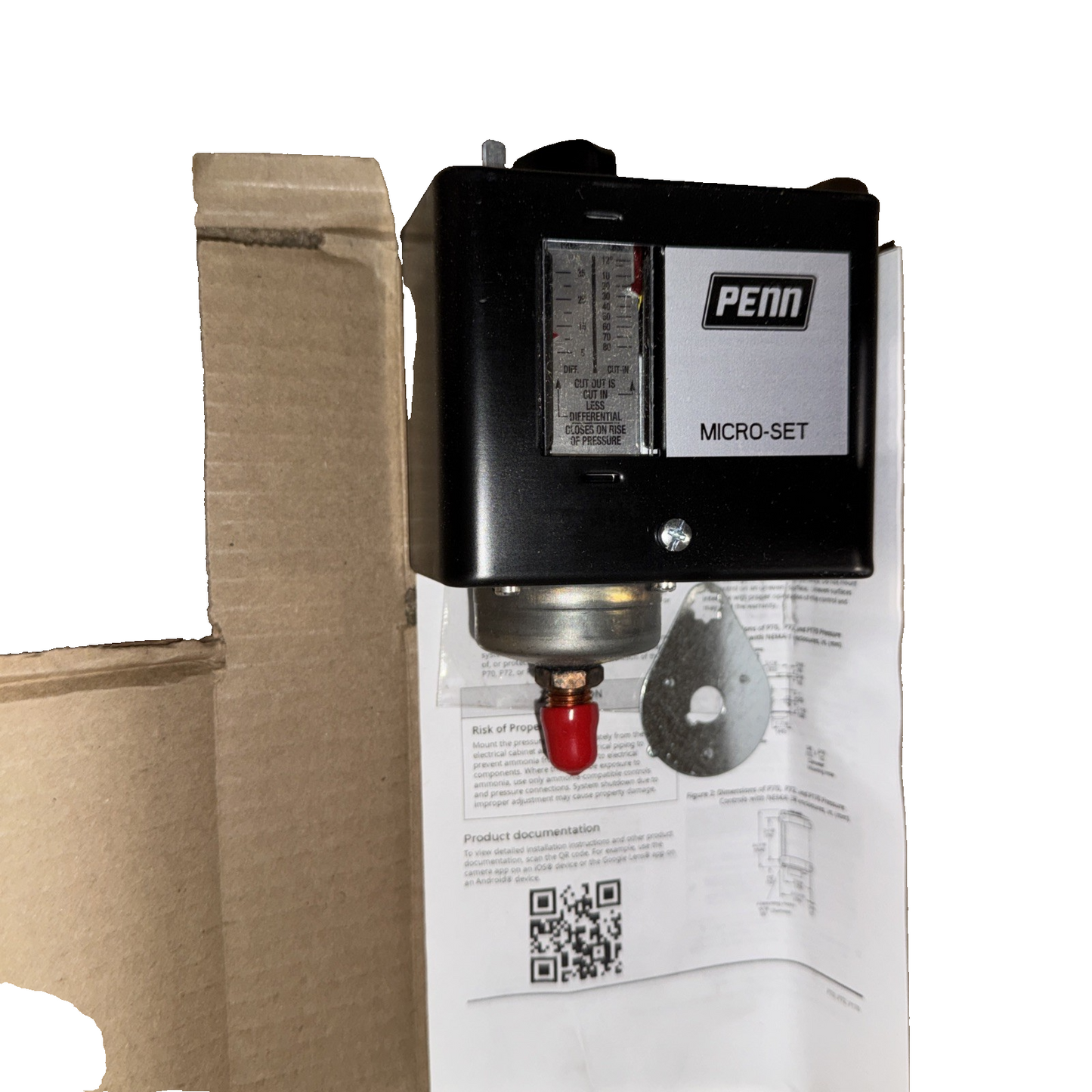 Johnson Controls P170AB-12C Low Pressure Control