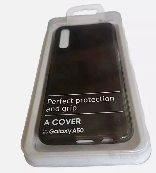 Samsung A50 Araree Black Back Cover GP-FPA505KDABW - Durable Protection – a phone case with a clear plastic cover