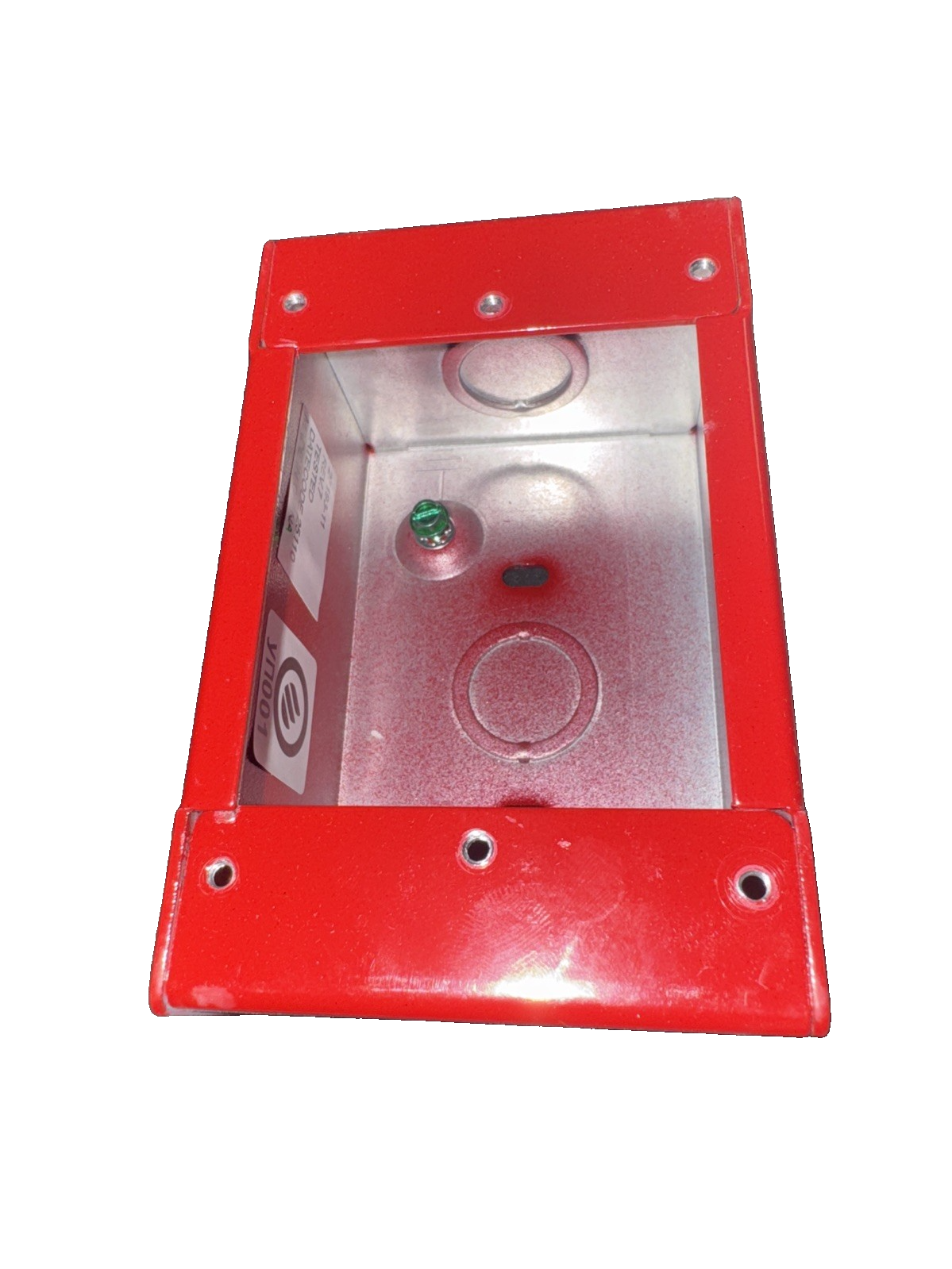 EDWARDS SIGNALING #27193-11 Alarm Pull Station Box Red Cast Metal