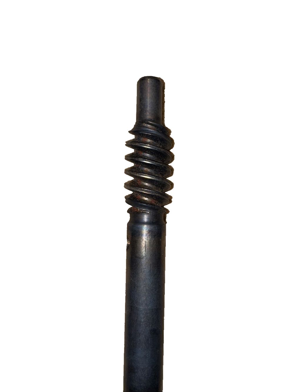 Impeller Shaft Replacement 15" Length 0.75" Width, Unbranded – a black metal pole with a metal bolt