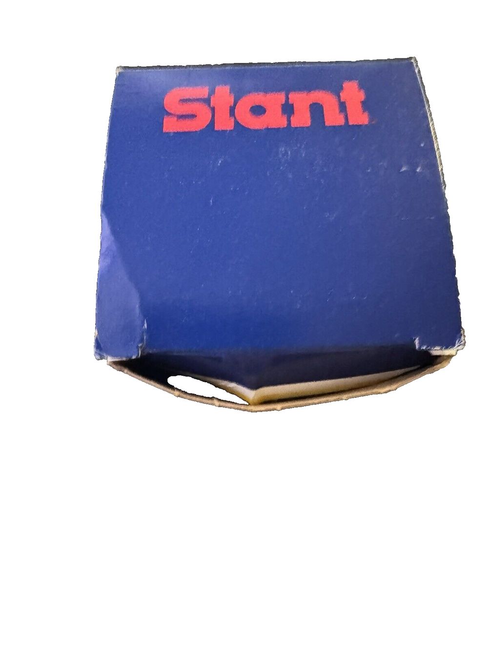 Stant Radiator Cap Silver – a blue box with the word st on it