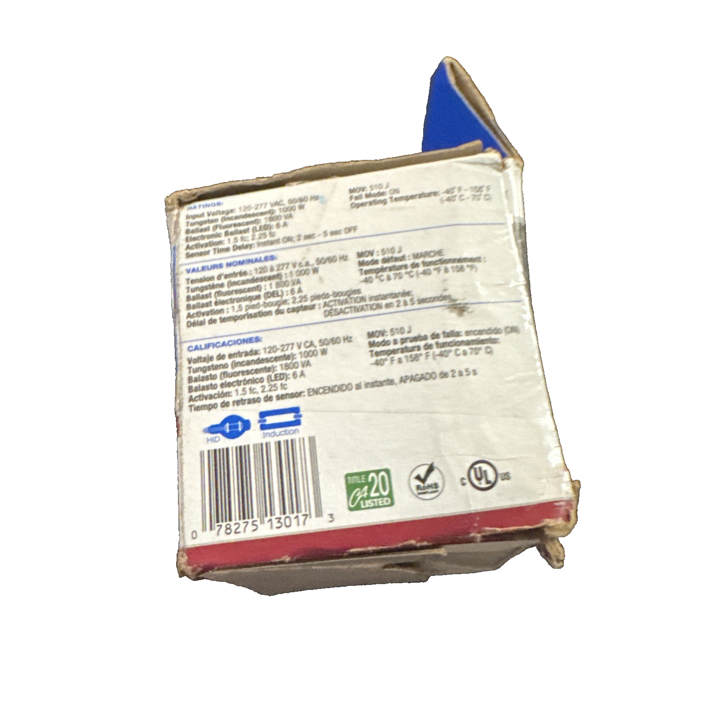 INTERMATIC EK4536 Intermatic Select Grade Electronic Photo Control, Locking-Type