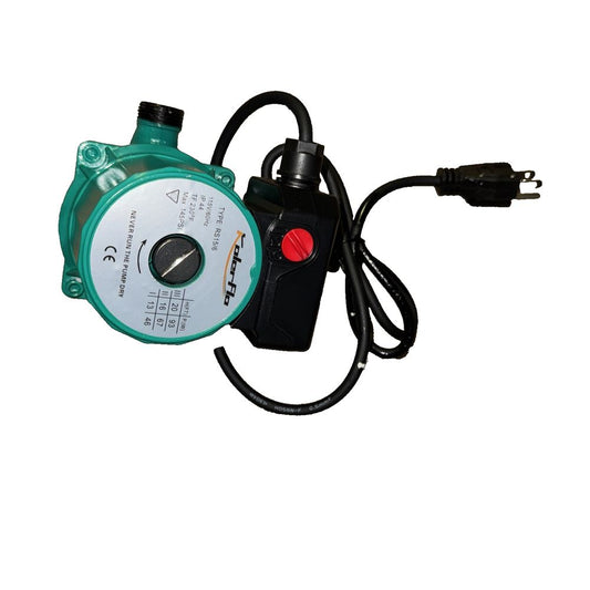 KOLERFLO 115V Water Recirculating Pump 3/4 Inch Circulating Water Pump for Water, DaveyDooDeals – a green water meter with a cable