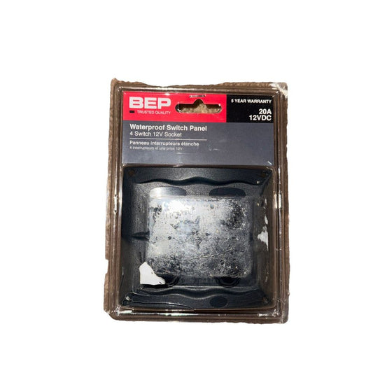 BEP MARINE DC Switch Panel, 4 Switches (4.5"H x 5"W x 2.5"D) – a box of ice cubes