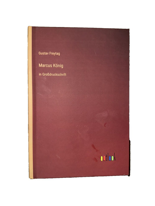 Marcus Knig: in Grodruckschrift, DaveyDooDeals – a book with a red cover and a yellow title