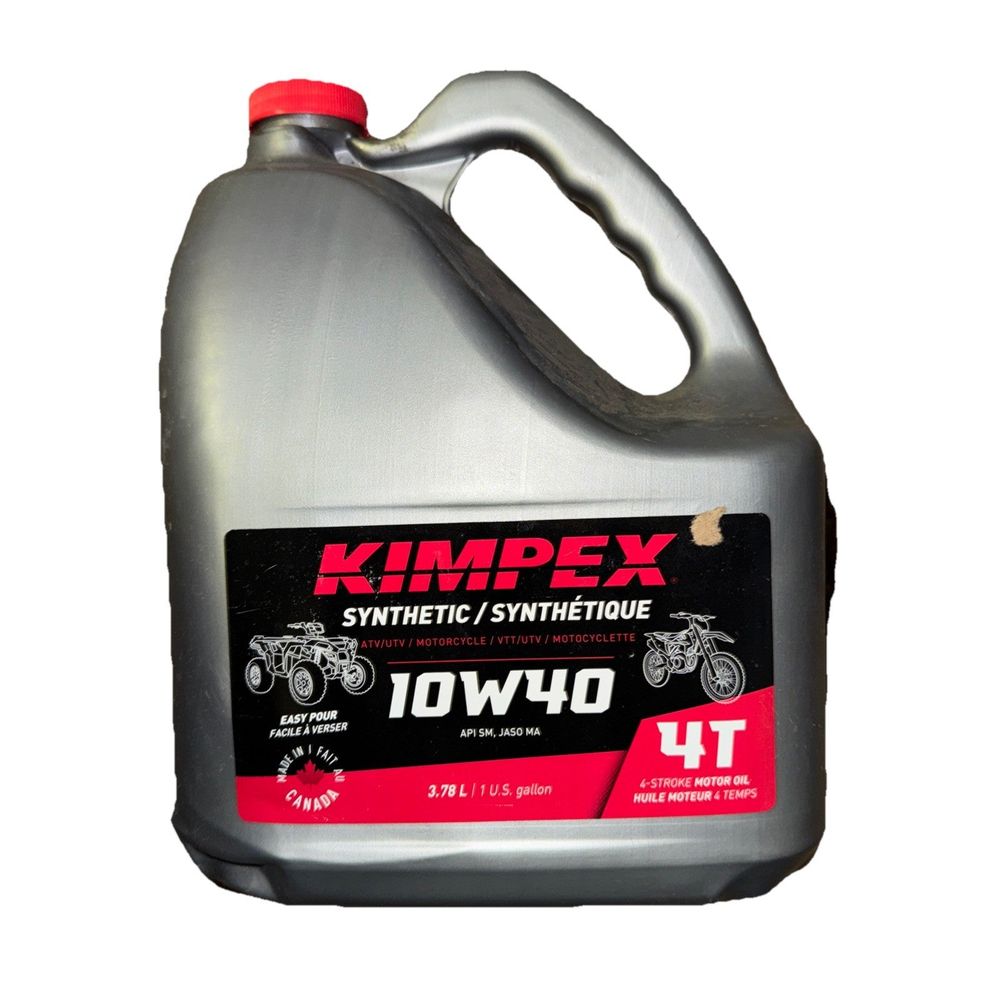 Kimpex Synthetic Engine Oil Lubricant 10W40 4 Stroke 1 – a gallon of lux synthetic synthetic synthetic synthetic synthetic synthetic synthe…