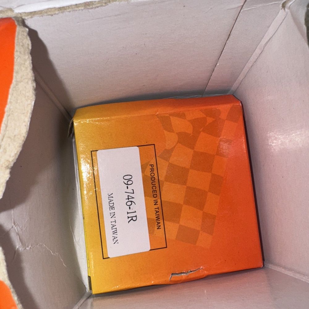 SP Piston Kit 09-746-02, Non-Coated Type, Sports Parts Inc – a box of orange and white soap
