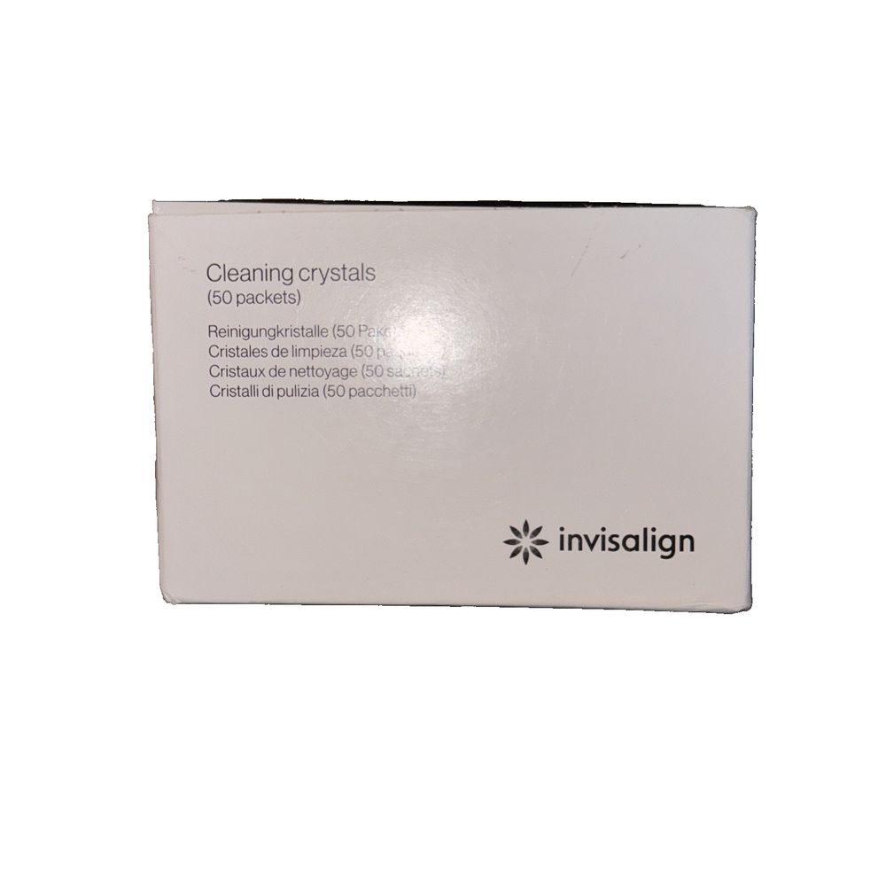Invisalign Cleaning Crystals 50 Packets – invisia clear crystal clear