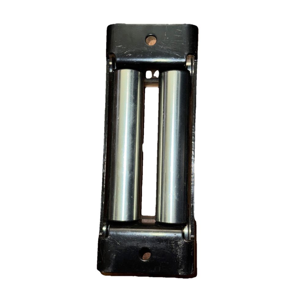 4-Way Winch Roller Fairlead Replacement, DaveyDooDeals – a black metal door hi with a white background