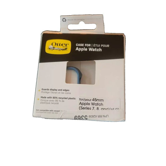 OtterBox All Day Case for Apple Watch Series 7/8/9 (45mm) - Fine Timing (Grey) – a white box with a yellow label on it
