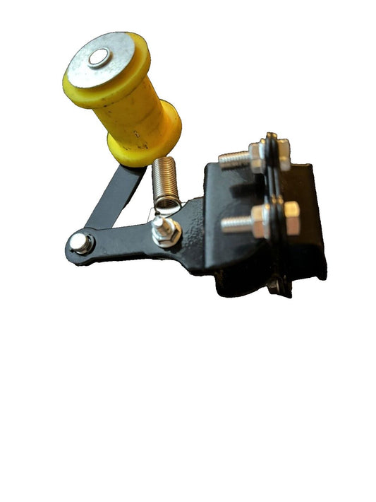 GOOFIT Motorcycle Link Length Modified Chain Tensioner Adjuster Black – a yellow plastic handle with a white background