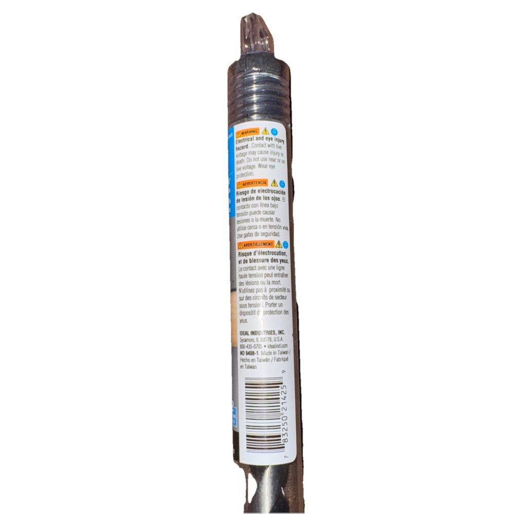 IDEAL INDUSTRIES 18 inch x 3/4 inch Dual Flute Auger Bit – a tube of water with a white background